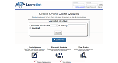 Desktop Screenshot of learnclick.com